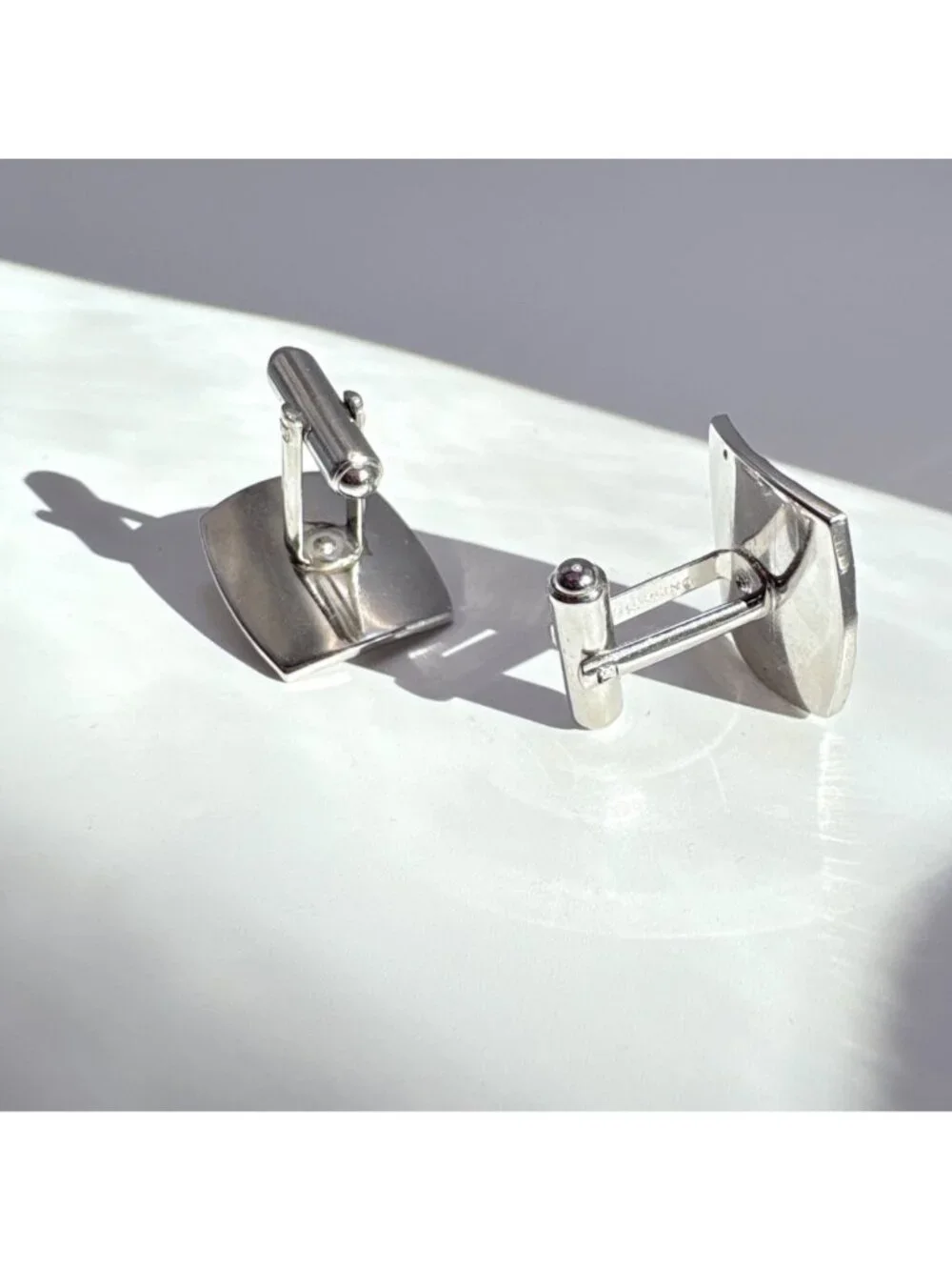Akoya Pearl Sterling Silver 925 Cufflinks Size 1